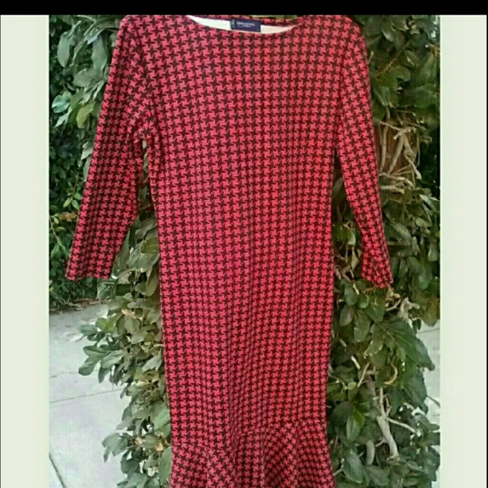 Plaid Pinup Trumpet Style Dress